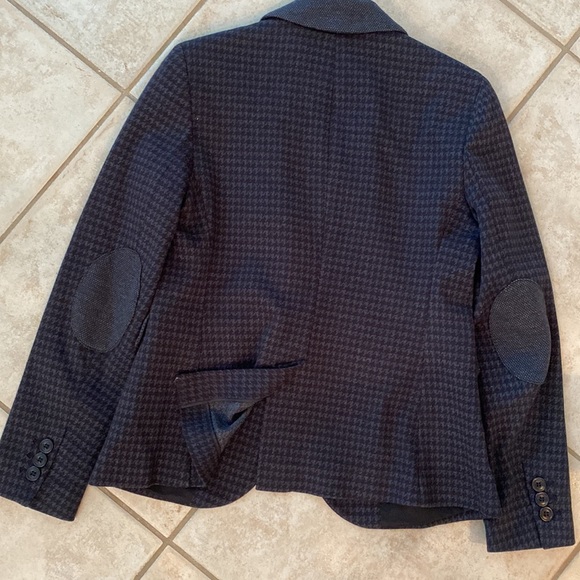 Patch sleeve herringbone blazer - Picture 5 of 5